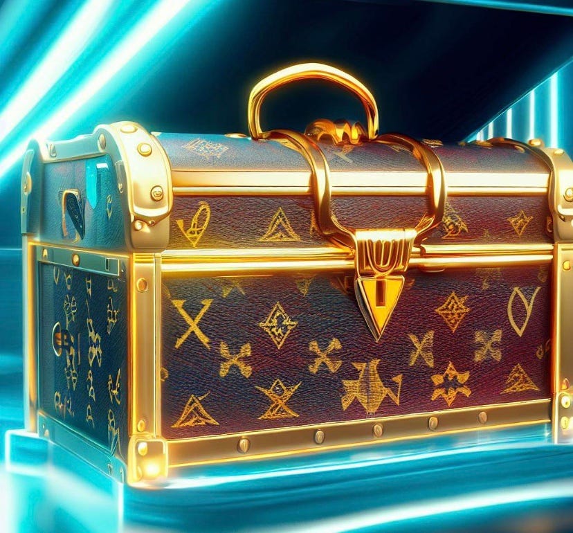 Louis Vuitton's Treasure Trunk: A Phygital NFT for the Elite