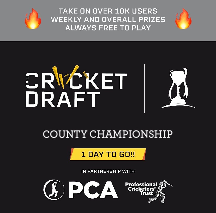 County Championship Week One Previews | by The Cricket Draft | Medium