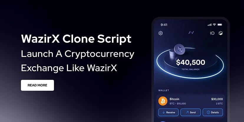 WazirX Clone Script — Launch a Cryptocurrency Exchange Like WazirX