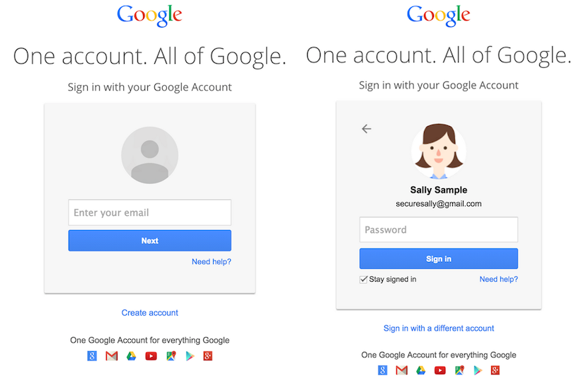 UX Review: Google's 2 step login. An in-depth look at Google login's UX… |  by Gautam Krishnan | UX Reviews | Medium