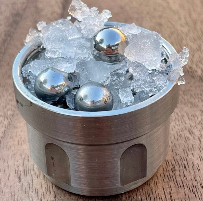 Shaking Ordinary Ice (Very Hard) Transformed It Into Something Never ...