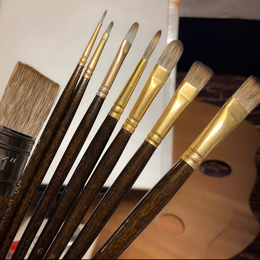 What are the Best Paint Brushes for Oil Painting?, by Elizabeth Clark