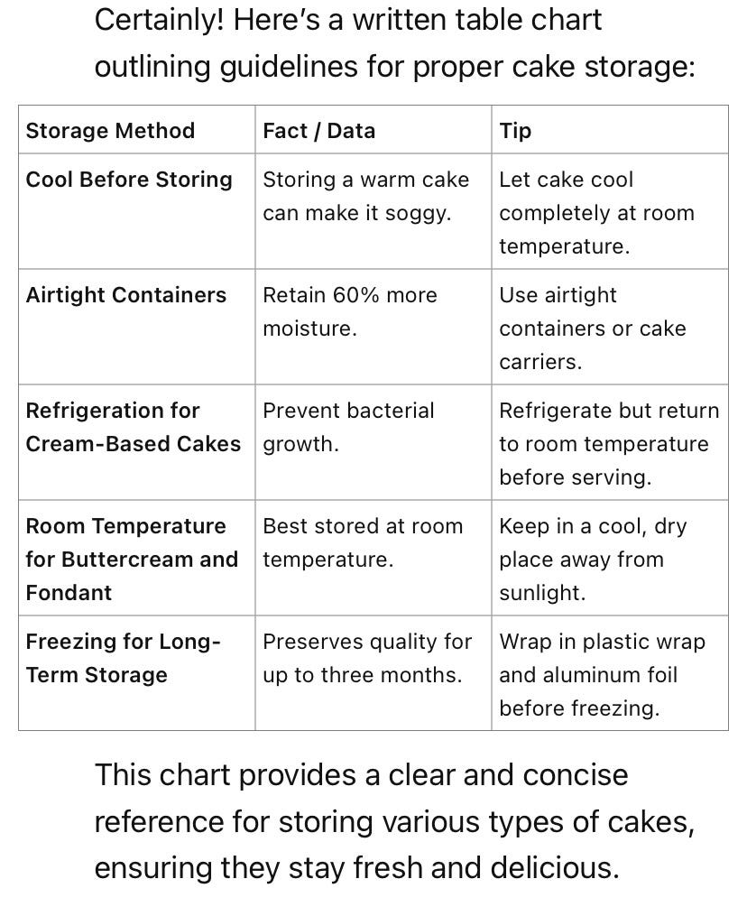 Keep It Fresh Pro Tips for Storing Your Cakes Perfectly by Bake
