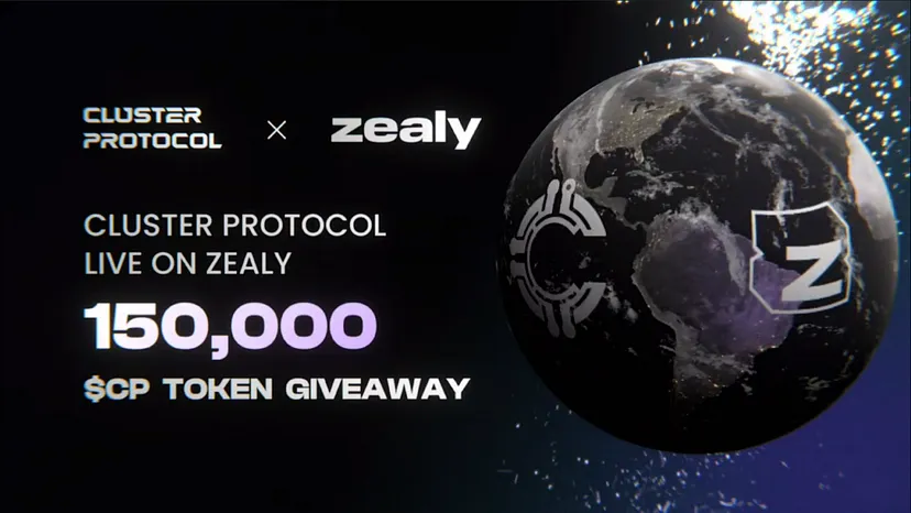 Cluster Protocol live on Zealy — 150,000 $CP in Prizes to be Won!