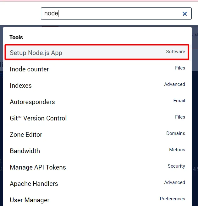 Node JS Setup