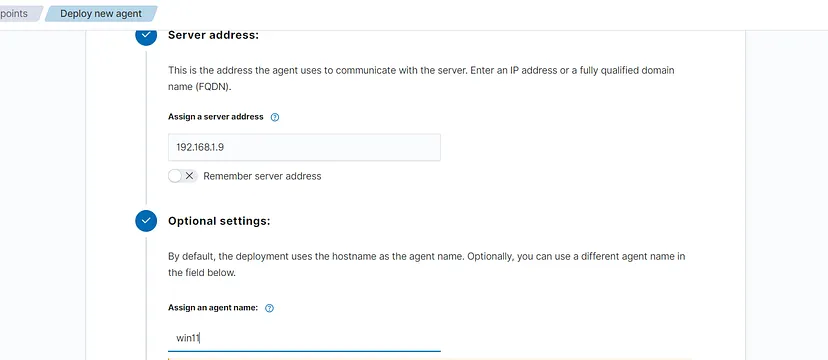 Agent Deployment Wizard