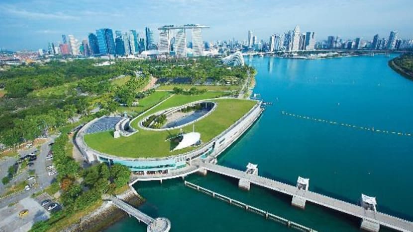 Marina Barrage in Singapore (Photo retrieved from CNA, 2021)