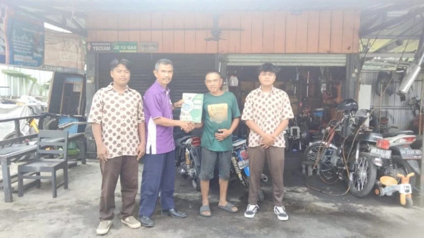 Penarikan Siswa MAN 2 Bantul Magang di Gibar Motor Bantul