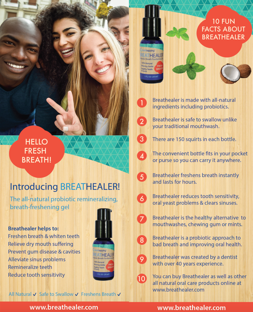 Natural Breath Freshener Spray. Have you noticed that your breath… by Toothtapping Corp Medium