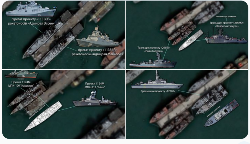 Satellite imagery analysis by CyberBoroshno and Exilenova om Twitter