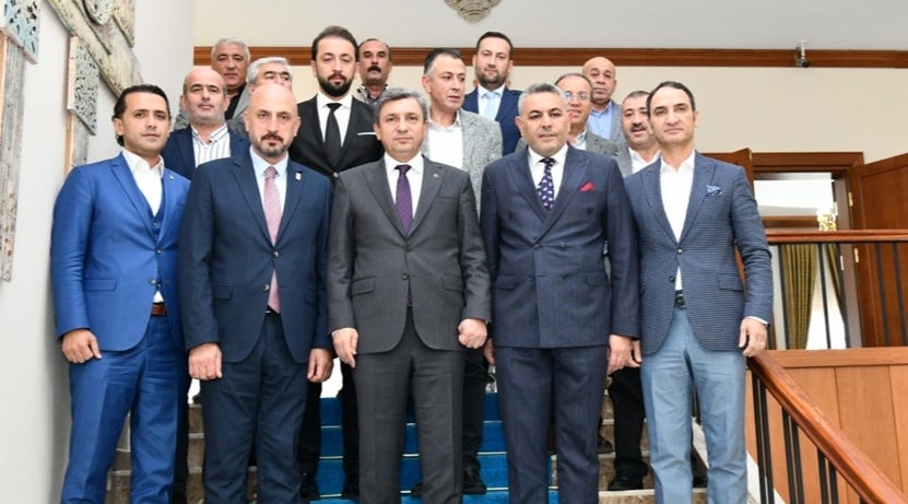 TSO ve Borsa Başkanlarından Vali Şahin’e Ziyaret