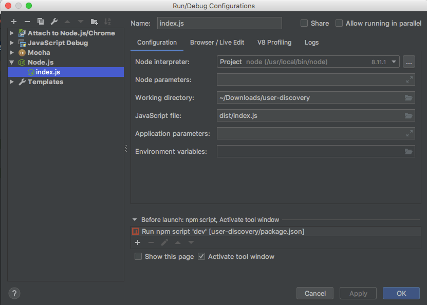 Debugging+Hot Deployment of Node.js App with TypeScript | by Dekel Yaacov |  Medium