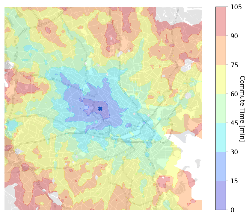 How to Find an Apartment with a Short Commute by Dávid Guszejnov Towards Data Science