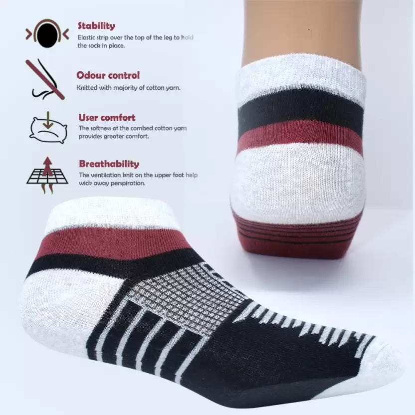 Foot Frenzy: Husskinz Men's Ankle Length Socks — Where Style Meets  Insanity!”, by RICHWORLDBRANDS