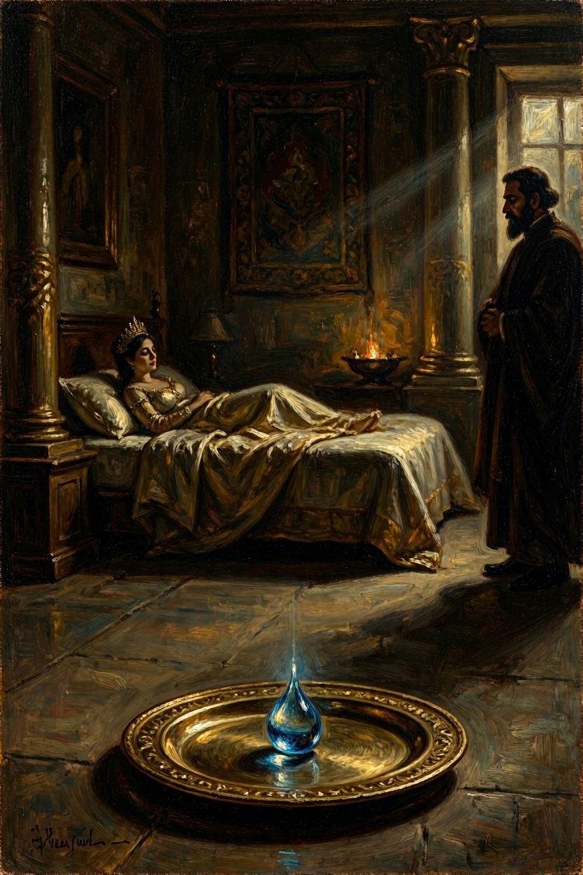 The Stained Crown: A Tragedy of Poison, Sacrifice, and Resentment