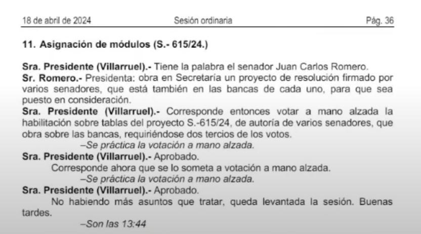 ¡GRAN CONQUISTA SALARIAL… de los senadores!