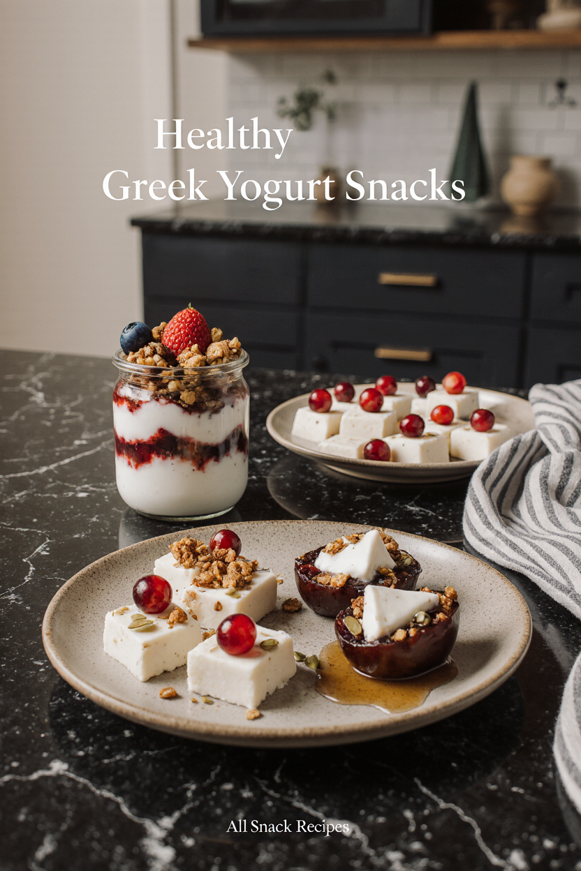 Healthy Greek Yogurt Snacks
