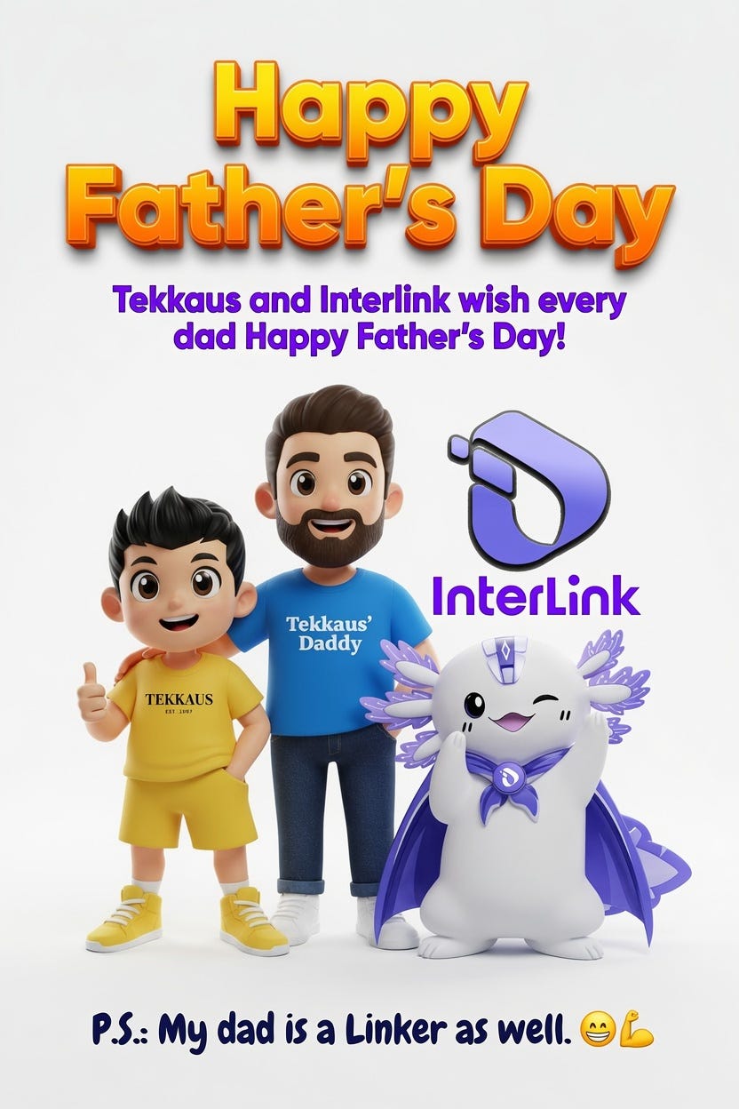 Happy Father’s Day to all my fellow Linkers at Interlink! 👨‍👧‍👦💙