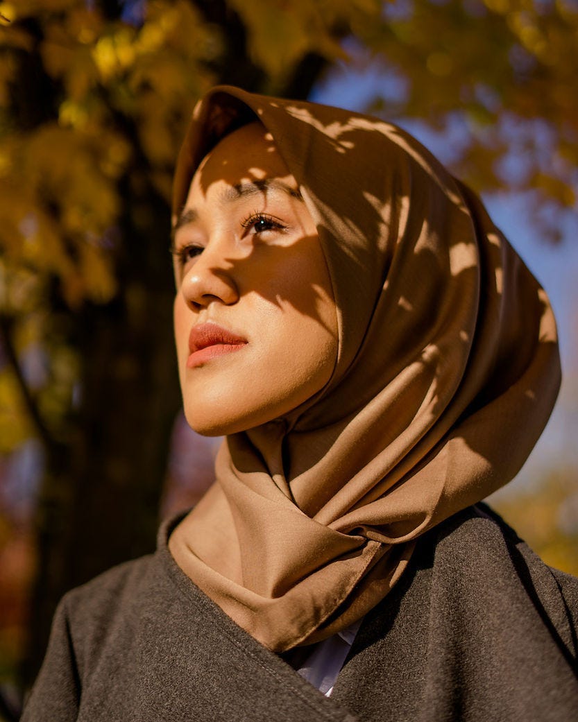 Photo of a woman wearing a hijab.