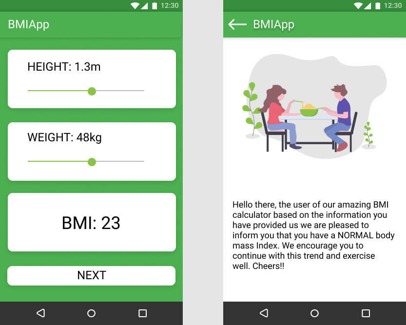 Creating an android BMI app from scratch | by John Paul | Medium