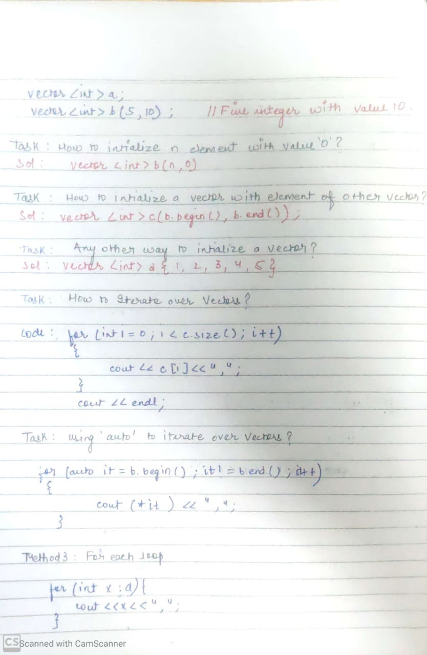 Introduction to Vectors in C++. Welcome Back Readers, | by Dhruv Trehan ...