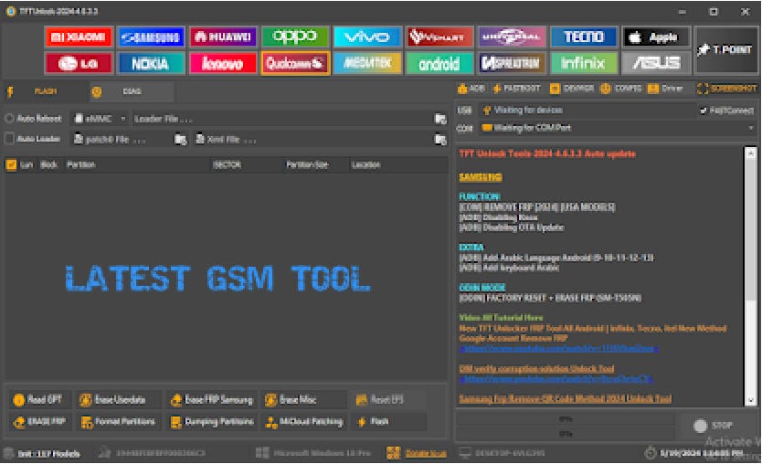 TFT Unlock Tool V4.6.3.3 Download 2024 New Update Mirha Medium