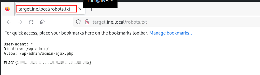 Walkthrough -Assessment methodologies: Information Gathering CTF 1 (eJPT)
