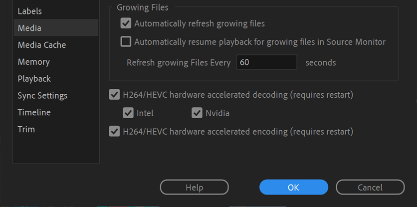 Hardware Accelerated HEVC in Adobe Premiere Pro | by Intel | Intel Tech |  Medium