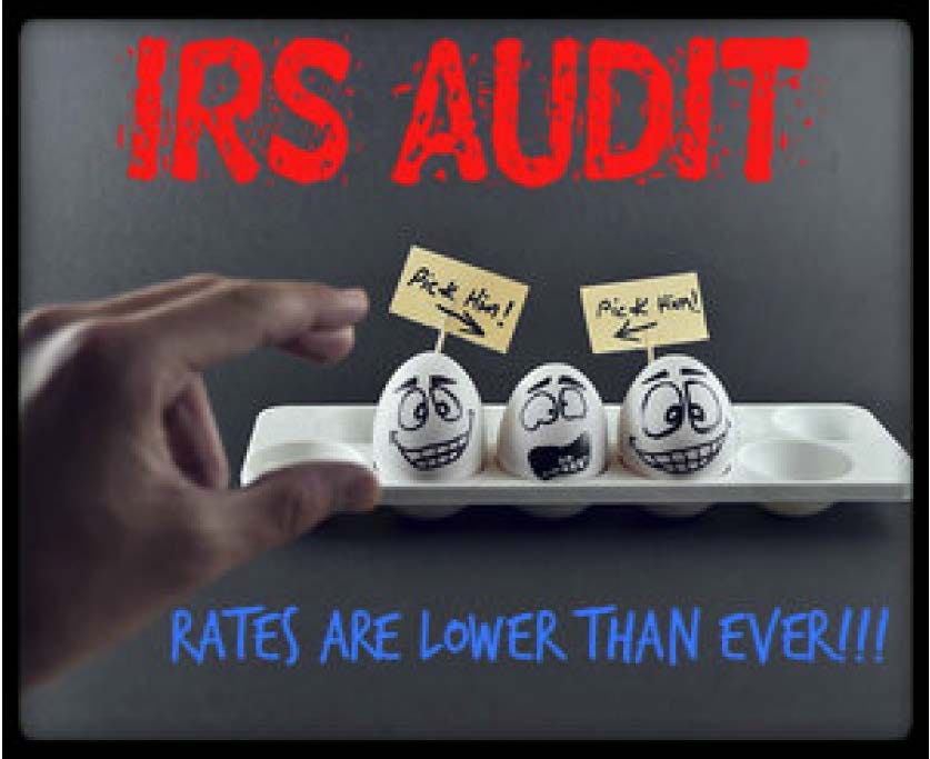 IRS Audits are Lower than Ever! by Cerini and Associates, LLP