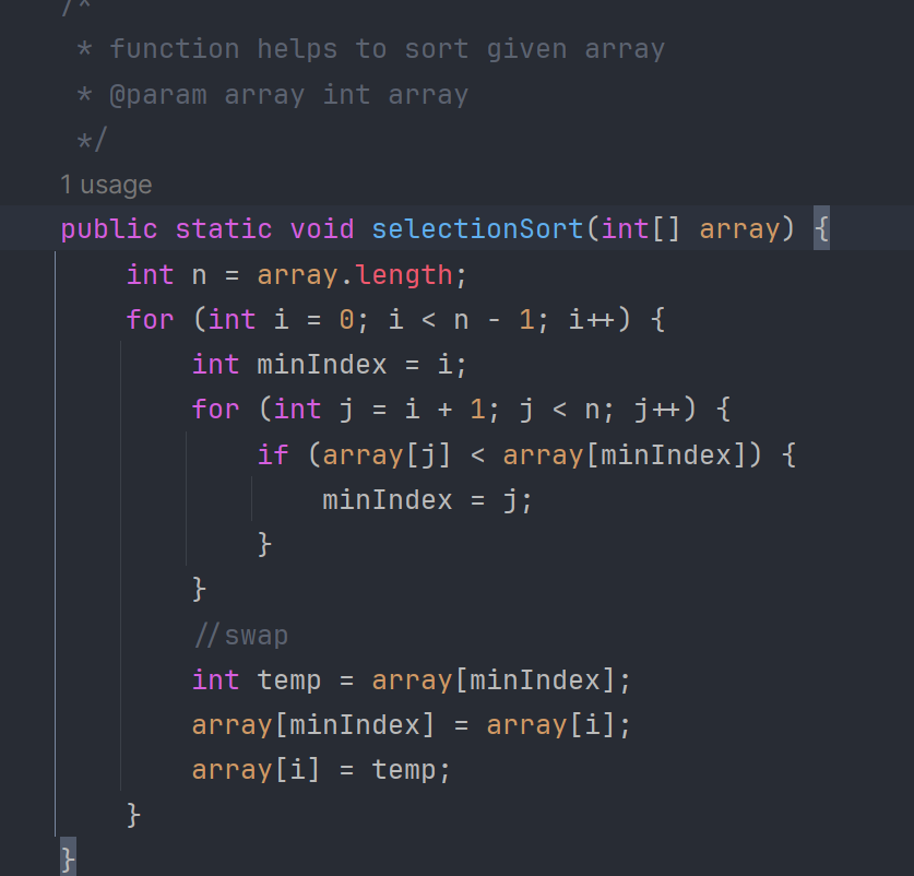 Selection Sort. Selection sort is an in-place… | by CK | Medium
