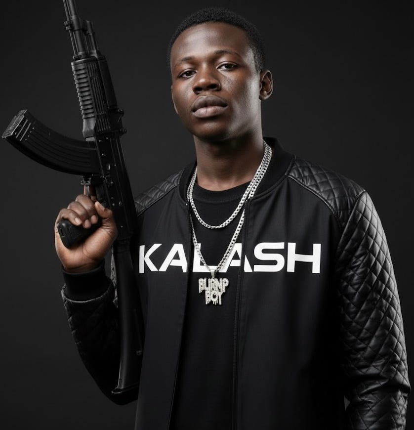 Kalash Boy est un artiste musicien urbain originaire du Mali.