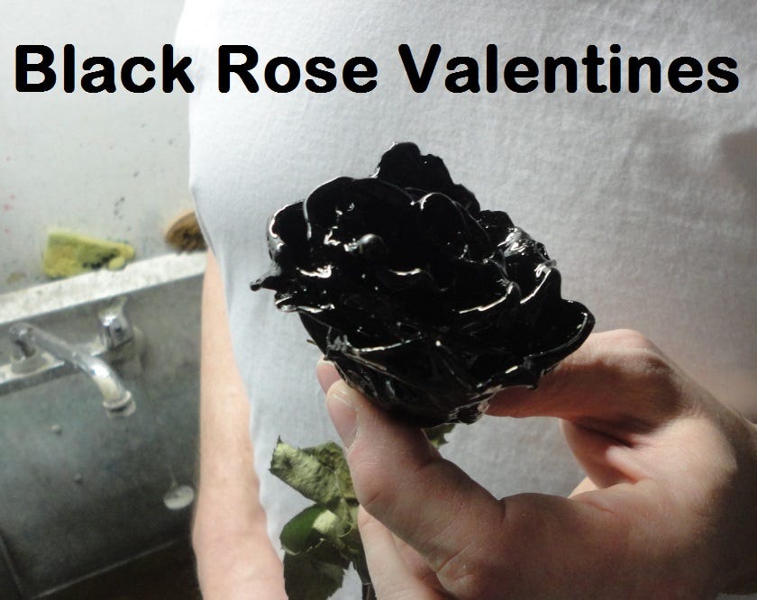How I made Black Roses with Roofing Tar | by RobCampbell | Medium