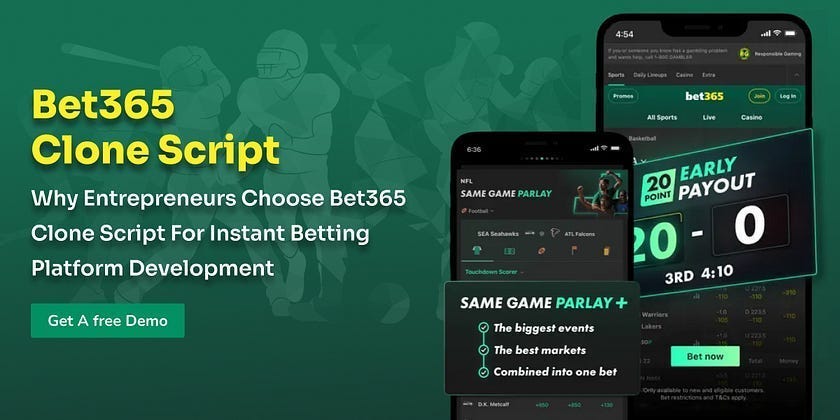Bet365 Clone Script — Why Entrepreneurs Choose Instant Betting Platform