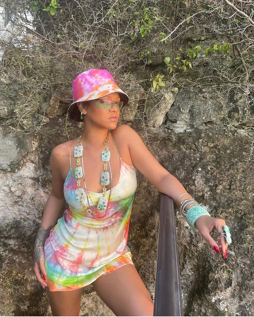 rihanna summer outfit