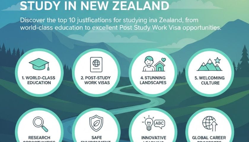 The Top 10 Justifications for Studying in New Zealand