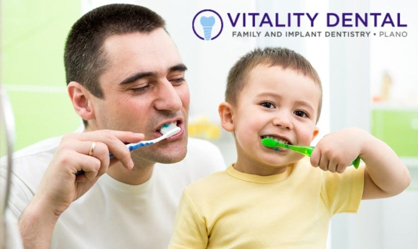 How To Teach Your Kids Good Oral Hygiene Habits? by Vitality Dental