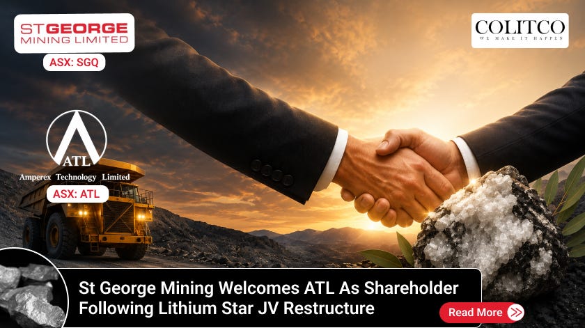 ATL Joins St George Mining to Accelerate Critical Minerals Growth 🚀⛏️