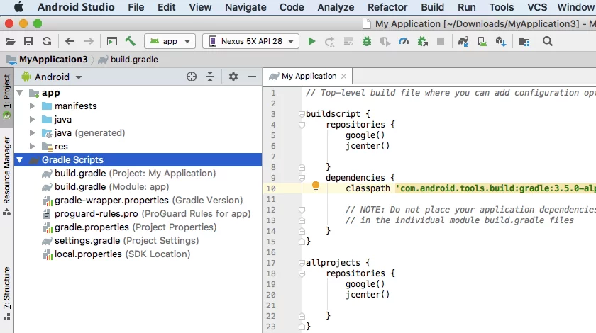 praktiserende læge Bevidst Kommunist What is the Gradle Scripts folder in an Android project? What is the  difference between build.gradle(Module: app) and build.gradle(Project:  app)? In-depth and simple explanation. | by KL Loni | Dev Genius