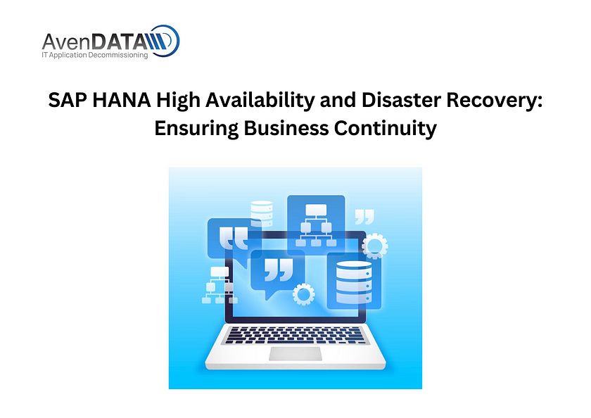 SAP HANA High Availability and Disaster Recovery: Ensuring Business Continuity | AvenDATA