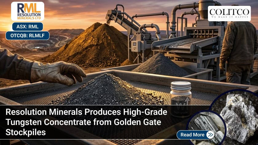 Resolution Minerals (ASX: RML) Unlocks High-Grade Tungsten Potential ⚡️