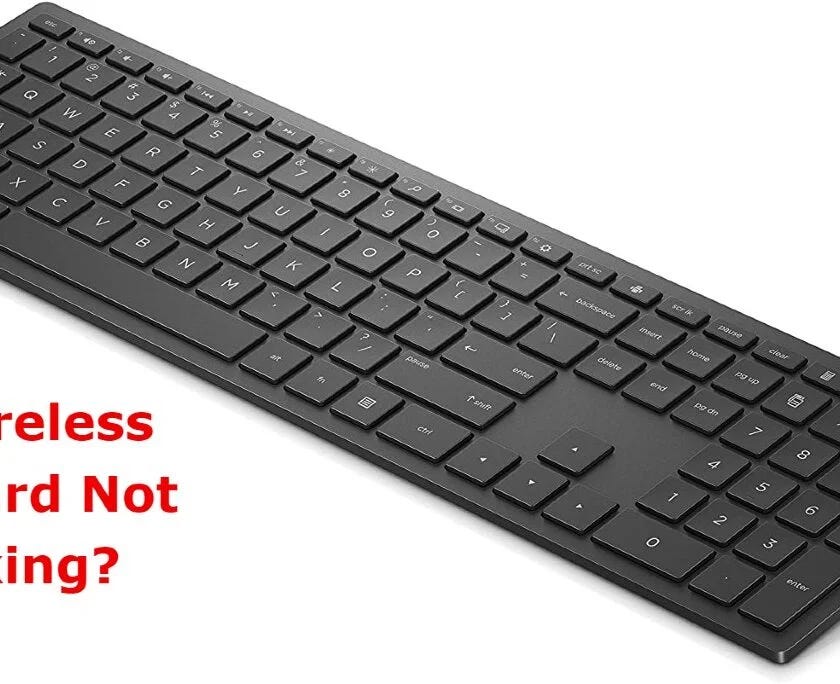 Hp Wireless keyboard not working making a clicking sound [Solved] by