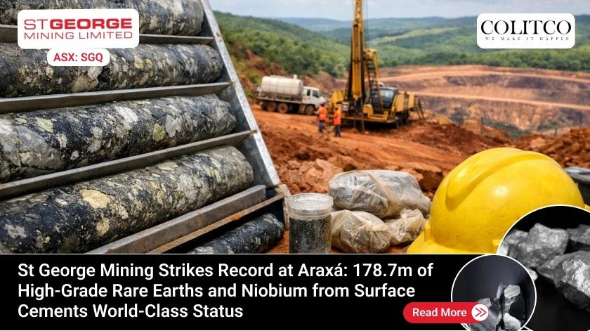 St George Mining Limited (ASX: SGQ): Record Thick High-Grade Intercept Confirms World-Class Araxá…