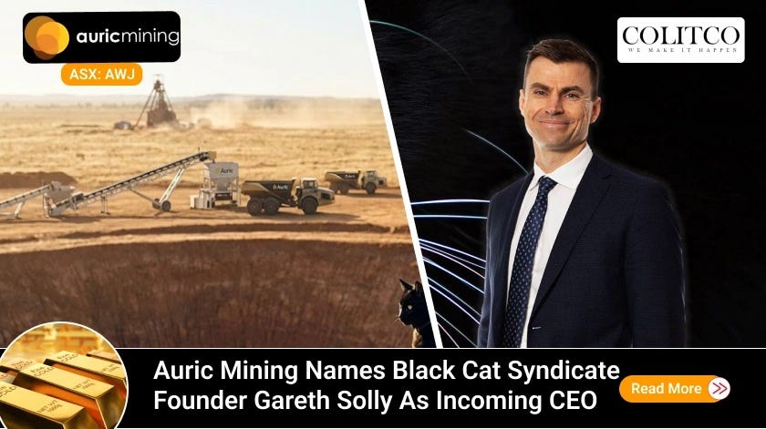 Auric Mining Limited (ASX: AWJ): Gareth Solly Appointment Signals Next Growth Phase