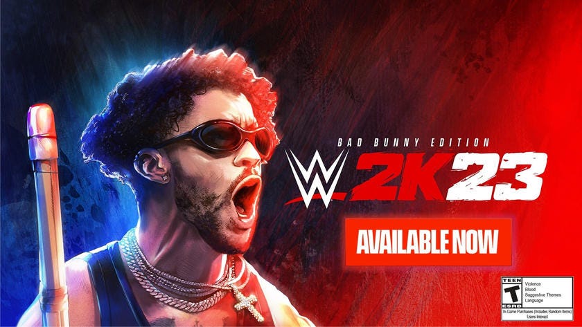 Bad Bunny Edition ' WWE 2K23' Revealed Holiday 2023