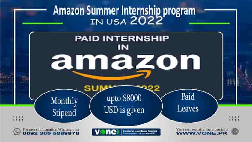 Amazon Summer Internship 2022 in the USA — Fully Funded