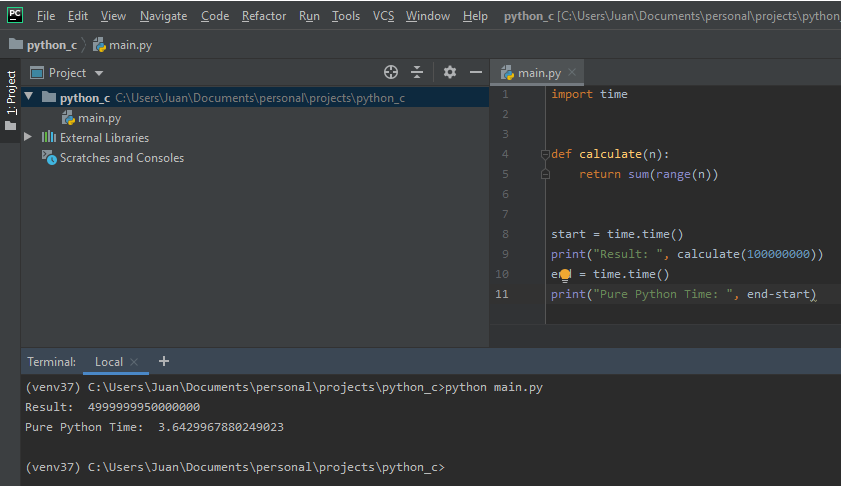Accelerate Python with C bindings | by Jcrubioa | Medium