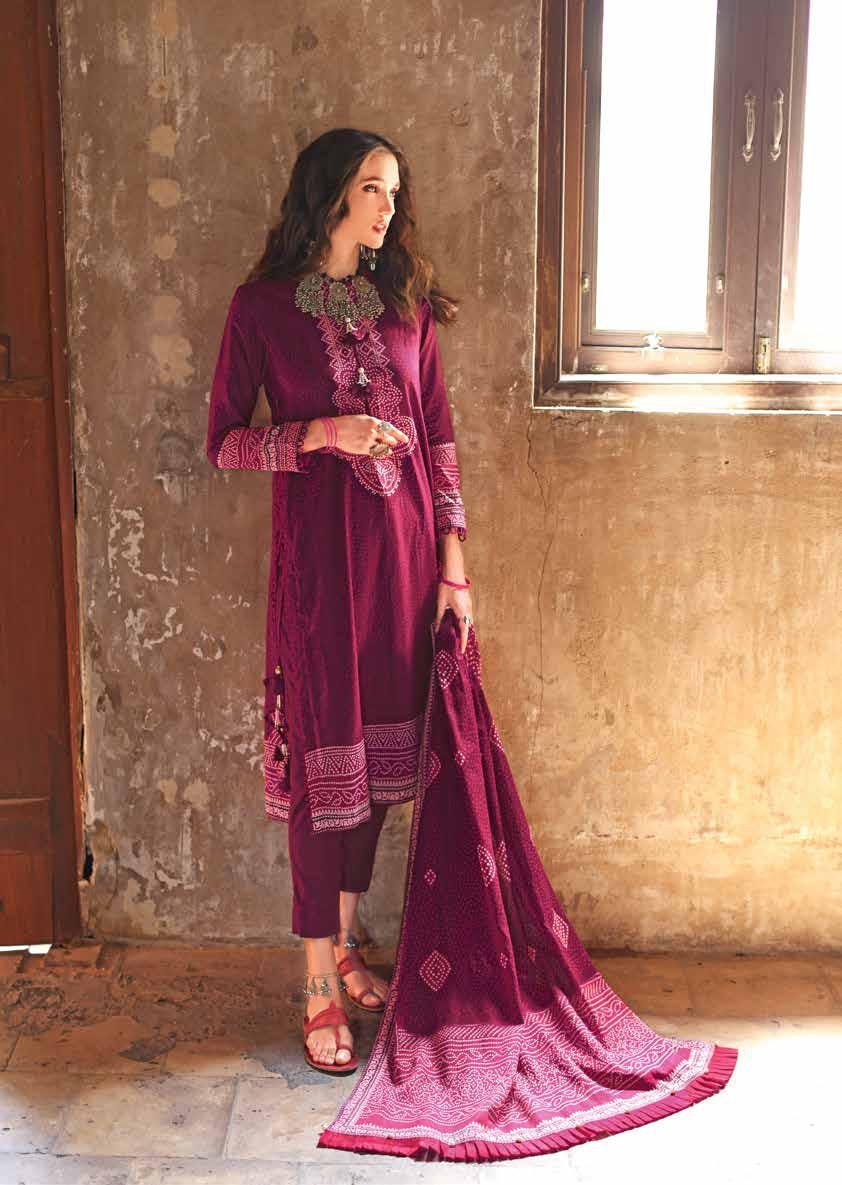 Gul Ahmed Chunri Collection 2023 CL22069B The Fashion Station Medium