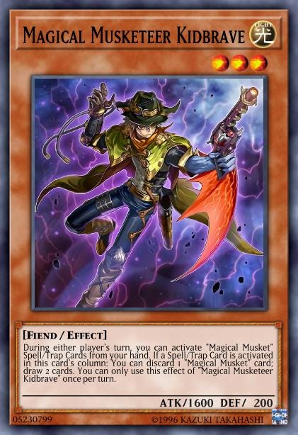 King of Games: The Archetypes of Yu-Gi-Oh! Magical Musket | by Jessie Staffler | The Ugly Monster | Medium King of Games: The Archetypes of Yu-Gi-Oh! Magical Musket | by Jessie Staffler | The Ugly Monster | Medium