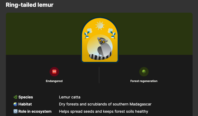 I Got a Lemur (Sort Of)
