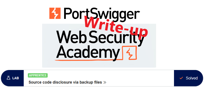 Write-up: Source code disclosure via backup files @ PortSwigger Academy ...